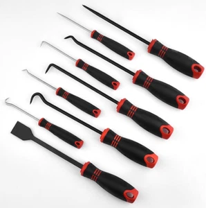 1/4/9 Pcs Pick&Hook Set Car Oil Seal/O-Ring Seal Gasket Pick Puller Remover Tool - Picture 1 of 7