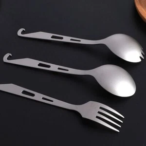 Portable Outdoor Camping Fork Cutlery Fork Chopsticks Outdoor Tool - Picture 1 of 19