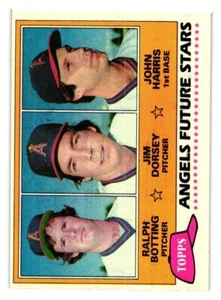1981 Topps - #214 Angels Rookies John Harris, Jim Dorsey, Ralph Botting - Picture 1 of 2