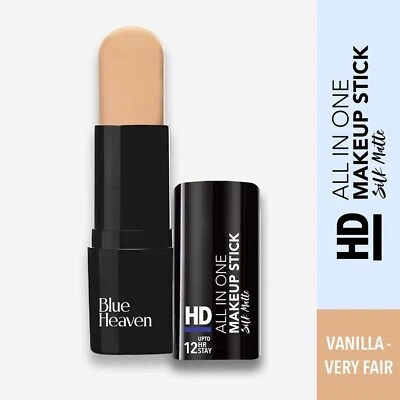 Blue Heaven HD All In One Makeup Stick, Silk Matte - 101, Vanilla-Very Fair, 10g - Image 1 of 4