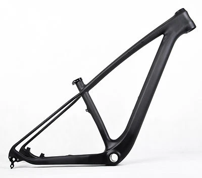 29er 15.5" Carbon MTB Frame 142 Thru Axle UD Matt Mountain Bike Clamp BB30 - Image 1 of 4