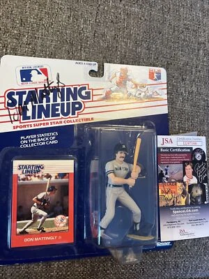 1988 Don Mattingly Signed Starting Lineup Action Figure - Yankees JSA COA !!!! - Image 1 of 4