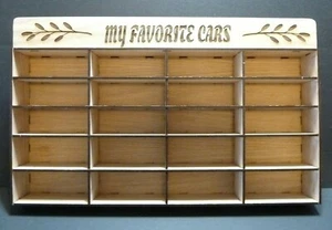 MUST READ DESCRIPTION-Wood Fits 1:64 scales Display Case/Shelf/Counter Display - Picture 1 of 23