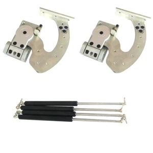 Vertical Door Hinges Bolt Kit Butterfly 90° Car Doors Universal Lambo Scissor - Picture 1 of 9