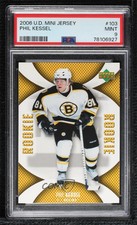 2006-07 Upper Deck Mini Jersey Collection Phil Kessel #103 PSA 9 MINT Rookie RC