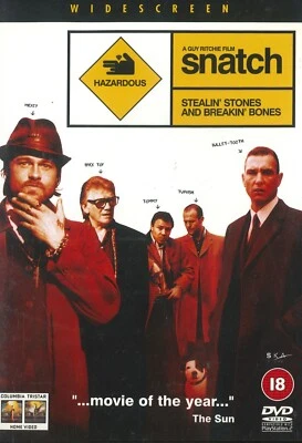 Snatch (2000) Widescreen 2-Disc Set DVD, Jason Statham, Brad Pitt [Region 2] - Image 1 of 2