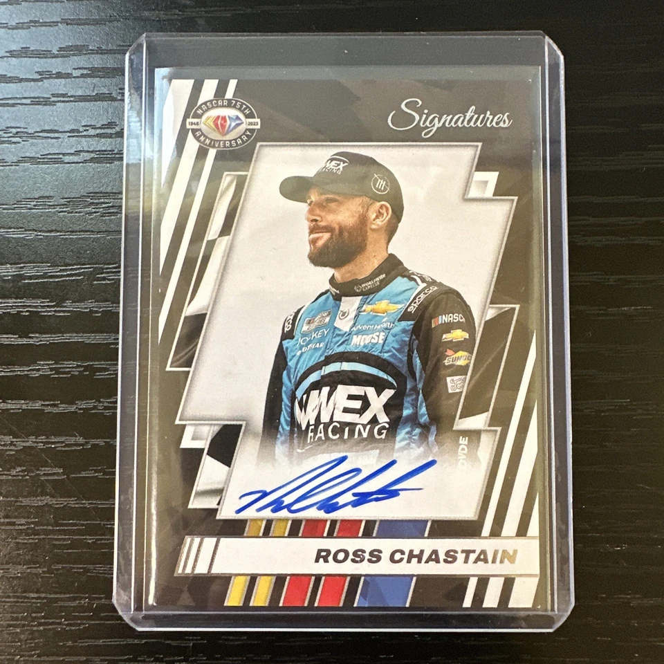 2023 Panini National Treasures NT Racing - Donruss Auto 75th Ani - Ross Chastain - Image 1 of 2