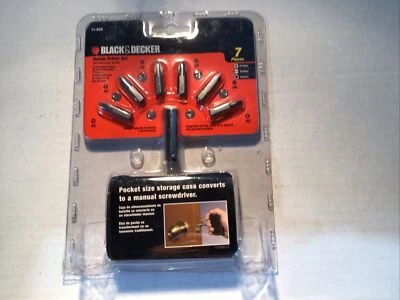 New Black & Decker Handy Driver Set 7 Pieces - Image 1 of 4