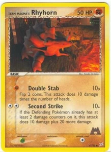 2x (pok-MA-067) Team Magma's Rhyhorn (C) Pokemon EX Team Magma VS Aqua Card # 67 - Imagen 1 de 1