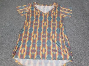 Lularoe Womens Blouse 2XS XXS Red pullover stretch V-Neck - Picture 1 of 13