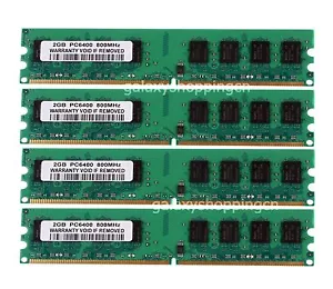 8 G 8GB 4X 2GB 2 GB DDR2 800MHz PC2-6400 240PIN DIMM Desktop Memory RAM NON-ECC - Picture 1 of 10