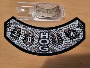 Harley Davidson HOG Harley Owners Group 2014 Patch And Pin - Picture 1 of 2