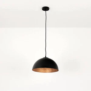 Elegante Pendelleuchte Negro Cobre Redondo Mesa de Comedor Salón Moderno Lámpara - Imagen 1 de 5