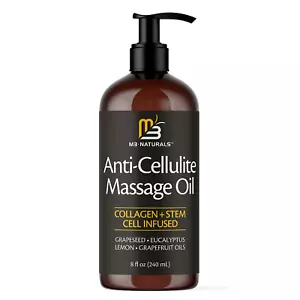 Anti Cellulite Body Massage Oil with Collagen and Stem Cell 8 Fl Oz - Picture 1 of 5