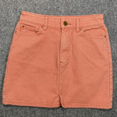 Billabong Jean юбка женщин размер 27 оранжевый джинсовой ткани пять карманов  - Изображение 1 из 4