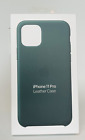 Original Apple iPhone 11 Pro Leder Hülle Case MWYC2ZM/A Wald Grün  Forest Green