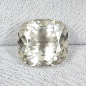 Cojín 14,19 ct Brillante MARRÓN MUY CLARO NATURAL CUARZO AHUMADO GEMAS Ver Vdo A1 - Imagen 1 de 2