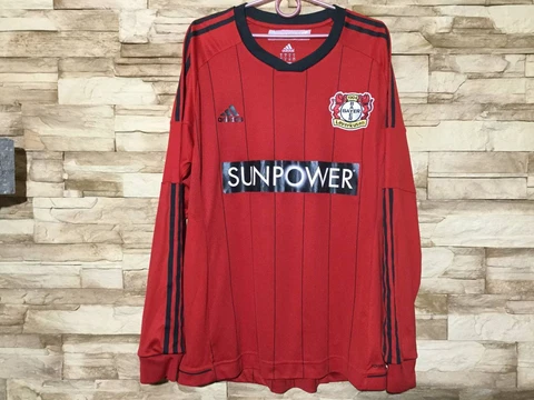 Bayer 04 Leverkusen 2012 2013 Home Football Shirt Soccer Jersey LONG SLEEVE #18 Cover