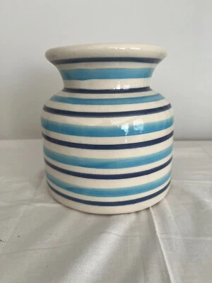 Medium Size Decorative Blue and White Ceramic Vase - Image 1 of 4