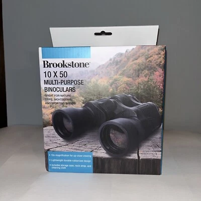 Brookstone 10x50 Multi Purpose Binoculars New In Box - Image 1 of 4