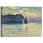Monet scogliera Etretat design quadro stampa tela dipinto telaio arredo casa