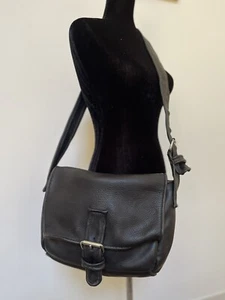 2001 Vintage Hippo SEATTLE Handcrafted Mandaluna SATCHEL BAG 11”x10”￼x3.5” Black - Picture 1 of 21