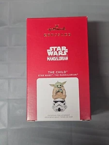 Hallmark 2021 Baby Yoda (Grogu) And Storm Trooper - The Child Christmas Ornament - Picture 1 of 1