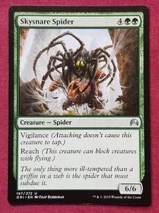 Magic The Gathering ORIGINS SKYSNARE SPIDER green card MTG - Picture 1 of 2