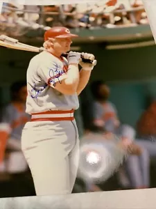 Buddy Bell Autographed Cincinnati Reds 8x10 Photo All Star Rangers Indians A - Picture 1 of 3