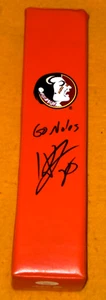 WARRICK DUNN SIGNED FLORIDA STATE SEMINOLES RAWLINGS PYLON Falcons - J.S.A. Cert - Picture 1 of 6