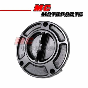 US Black CNC Keyless Fuel Gas Cap Fit Honda CBR1000 RR CBR 1000RR 2015-2017 - Bild 1 von 3