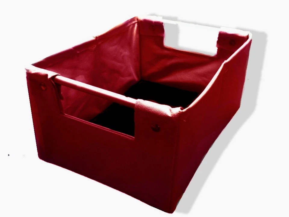 Praktische Box zur Aufbewahrung von Bad-Utensilien. Rot/ Red, 20x28x14cm  - Bild 1 von 1