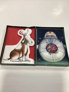 Lot of 20 Far Side CHRISTMAS CARDS W/Envelopes 2 Diff Sets 10each - Picture 1 of 7