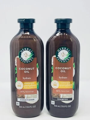 2 Herbal Essences Coconut Oil Hydrate Shampoo 13.5 fl oz / 400 mL New - Image 1 of 4