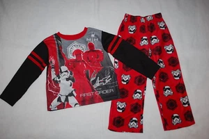 Boys L/S Pajamas Set STAR WARS FIRST ORDER Storm Trooper Praetorian Guard XS 4-5 - Picture 1 of 1