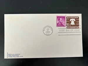 US Stamps SC# U547 Liberty Bell 1.25c Stamped Env. FDC 1965 - Picture 1 of 1