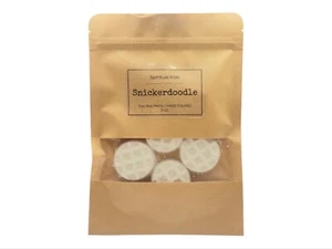 Snickerdoodle Soy Wax Melts 3oz  | Food Wax Melts | Waffle Shaped  - Picture 1 of 1