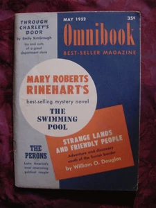 OMNIBOOK May 1952 Mary Roberts Rinehart Fleur Cowles Margaret Davenport - Picture 1 of 1
