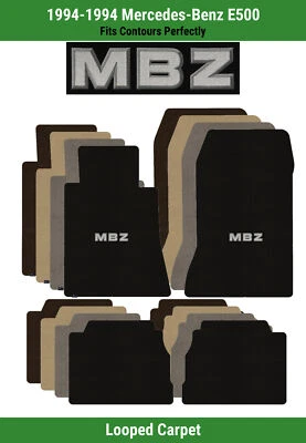 Lloyd Classic Loop Front & Rear Mats for '94 Mercedes-Benz E500 w/MBZ Applique Foto 1 de 4