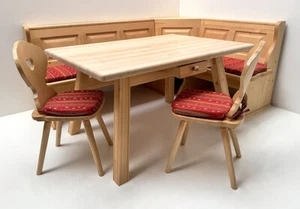 Eckbankgruppe LINDAU 215/160, Truhen, Tisch 4510G, Bauernstühle Munich, Polster - Bild 1 von 5