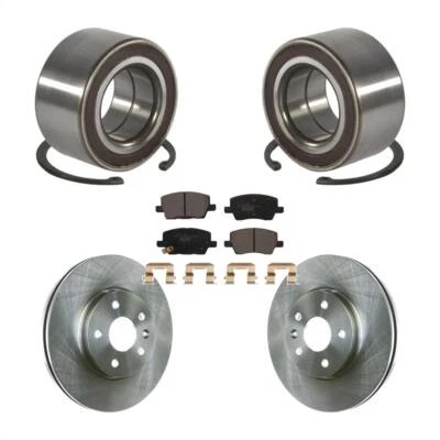 Kit de rotores y pastillas de freno de disco con cojinete de rueda delantera para Chevrolet Sonic 2018-2019 Foto 1 de 4