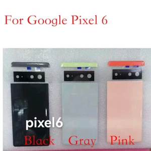 Para Google Pixel 6 Pixel 6 Pro Tapa Trasera Batería Puerta Vidrio Trasero Cubierta Batería - Imagen 1 de 2