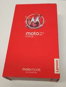 Lenovo Moto Z2 Force OVP mit USB Kabel / Anleitungen - schöne stabile Box - Bild 1 von 15