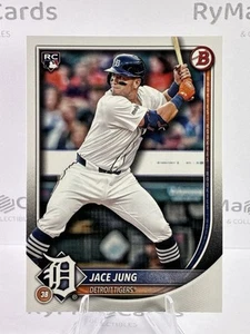 Jace Jung 2025 Bowman Baseball #59 Paper Base Detroit Tigers - Picture 1 of 2