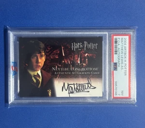 MATTHEW LEWIS NEVILLE LONGBOTTOM 2004 HARRY POTTER ARTBOX POA AUTO PSA 7 - Picture 1 of 2
