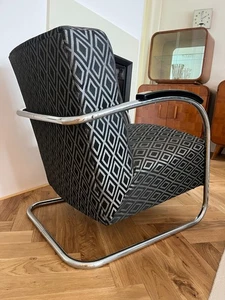 Original Bauhaus Mücke & Melder Fn21 Sessel Stahlrohr 1930 - Bild 1 von 8