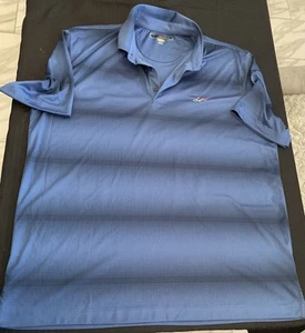 Greg Norman Play Dry Herren Kurzarm Golf Polo Gr. XXL blau/schwarz gestreift - Bild 1 von 7