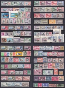 British Commonwealth QV - QEII Stamp Oddments Mint, Used etc. Cat app £450 - Imagen 1 de 9