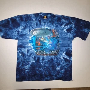 T-shirt vintage uomo XL Star Trek The Experience punto singolo tie dye grafica - Foto 1 di 10