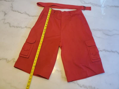 Мужские шорты-карго Red Ape размер 34 Red Street Wear винтажные мешковатые G24 - Изображение 1 из 4
